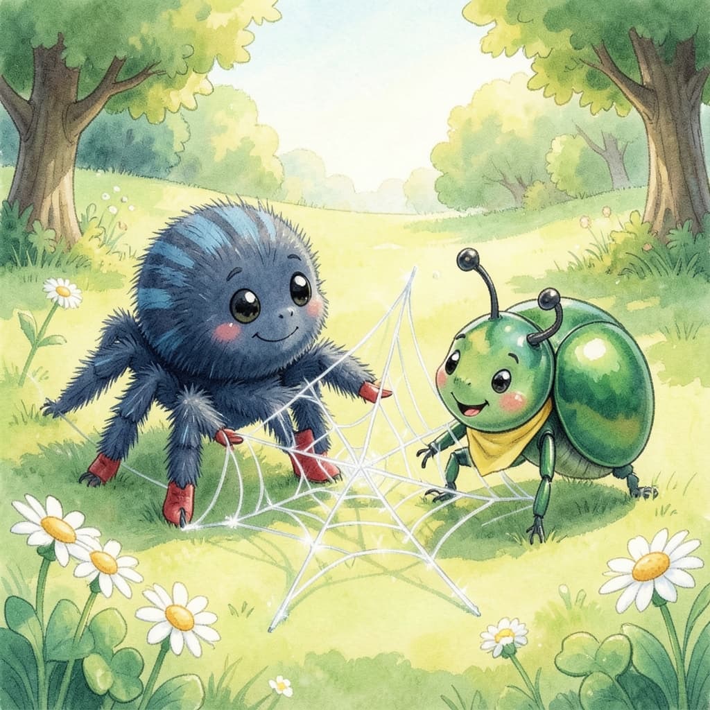 Teo y la Telaraña Divertida cover